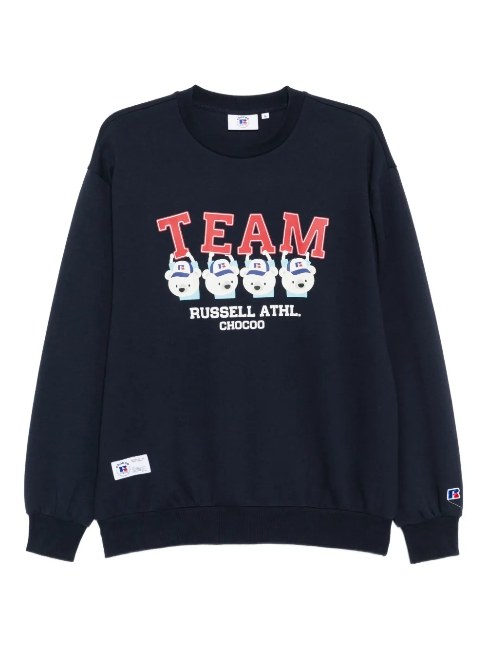 CHOCOOLATE Sweatshirt mit grafischem Print | Blau | Image 1