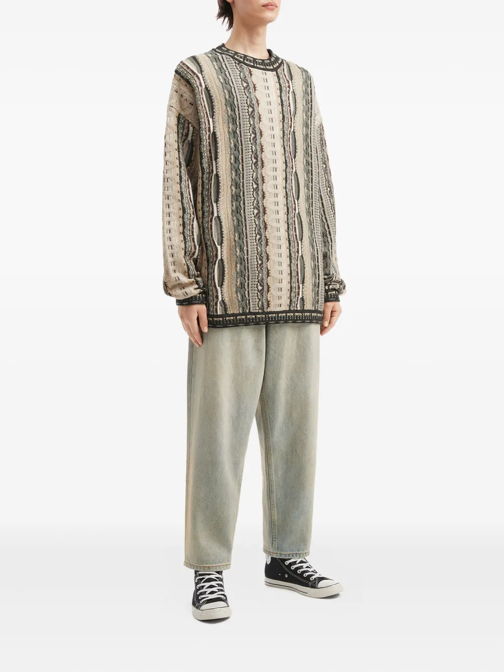 aftermaths patterned jumper | Knitted Sweaters | Image 2