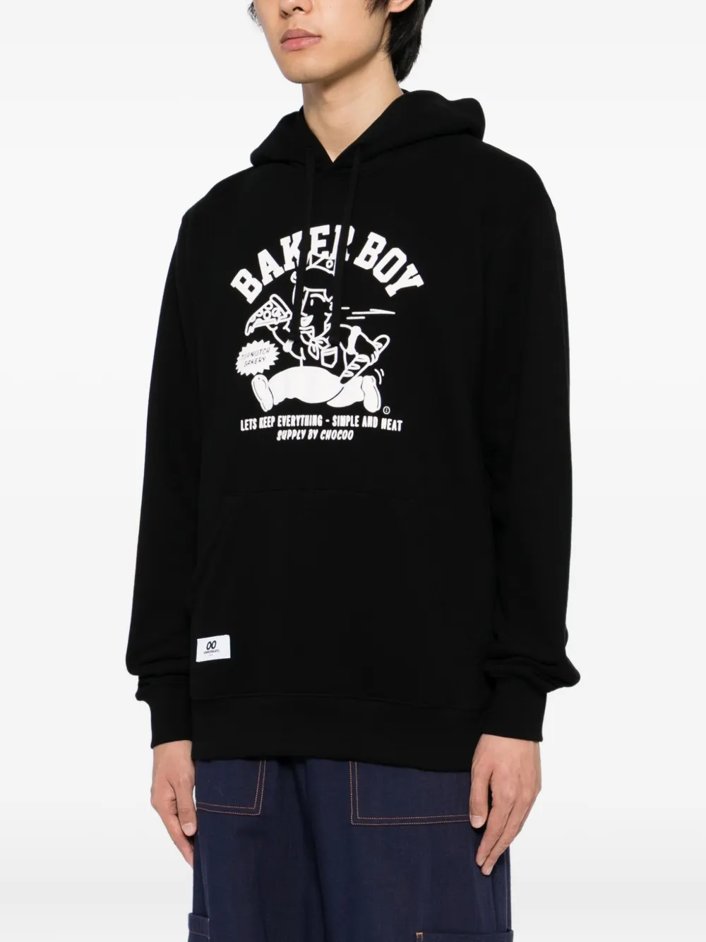 CHOCOOLATE Baker Boy hoodie Zwart