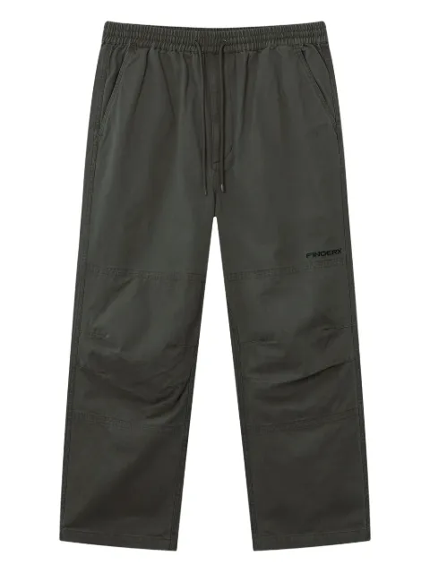 FINGERCROXX pantalones cargo con logo bordado