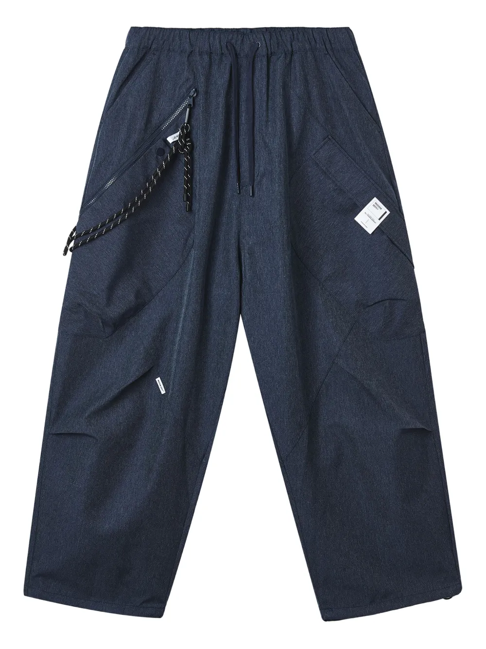 Musium Div. zip detail trousers | Blue | Image 1