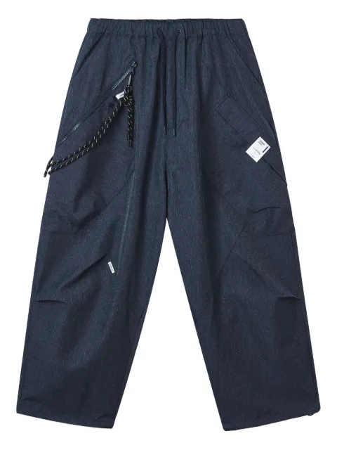 Musium Div. zip detail trousers