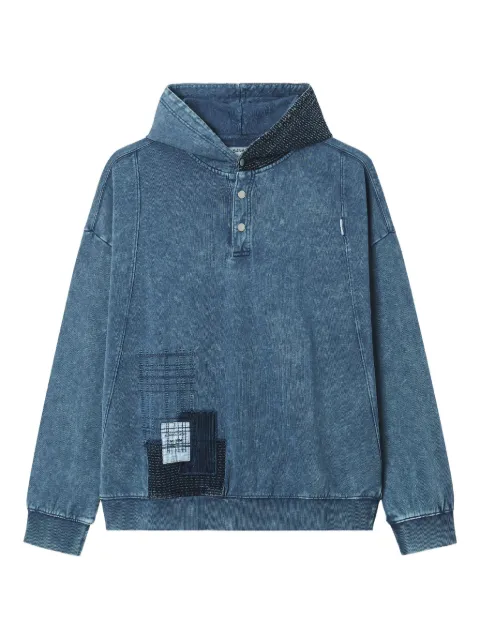 Musium Div. hoodie con diseño patchwork