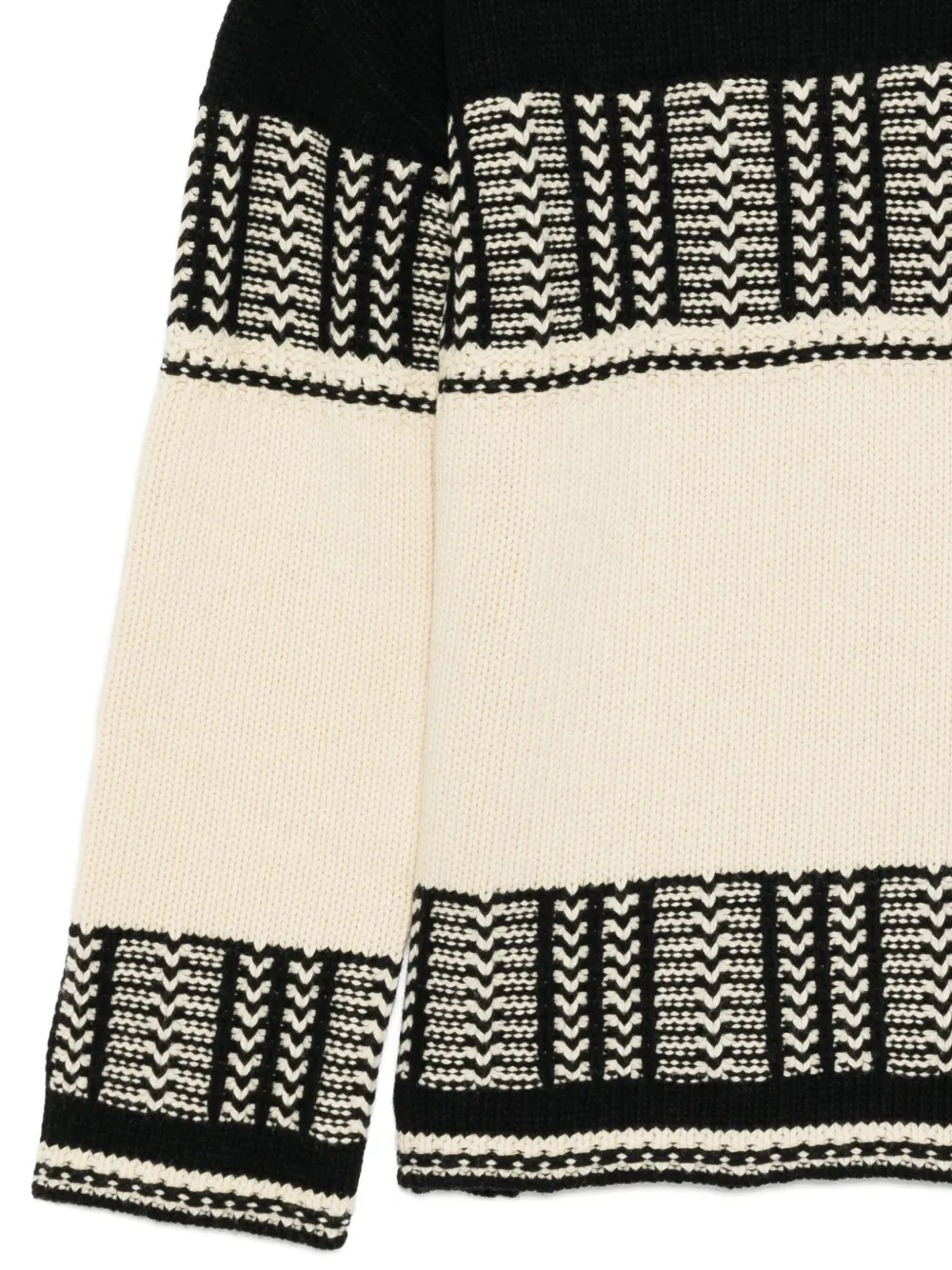 Low Classic Jacquard Knit Sweater In Multi