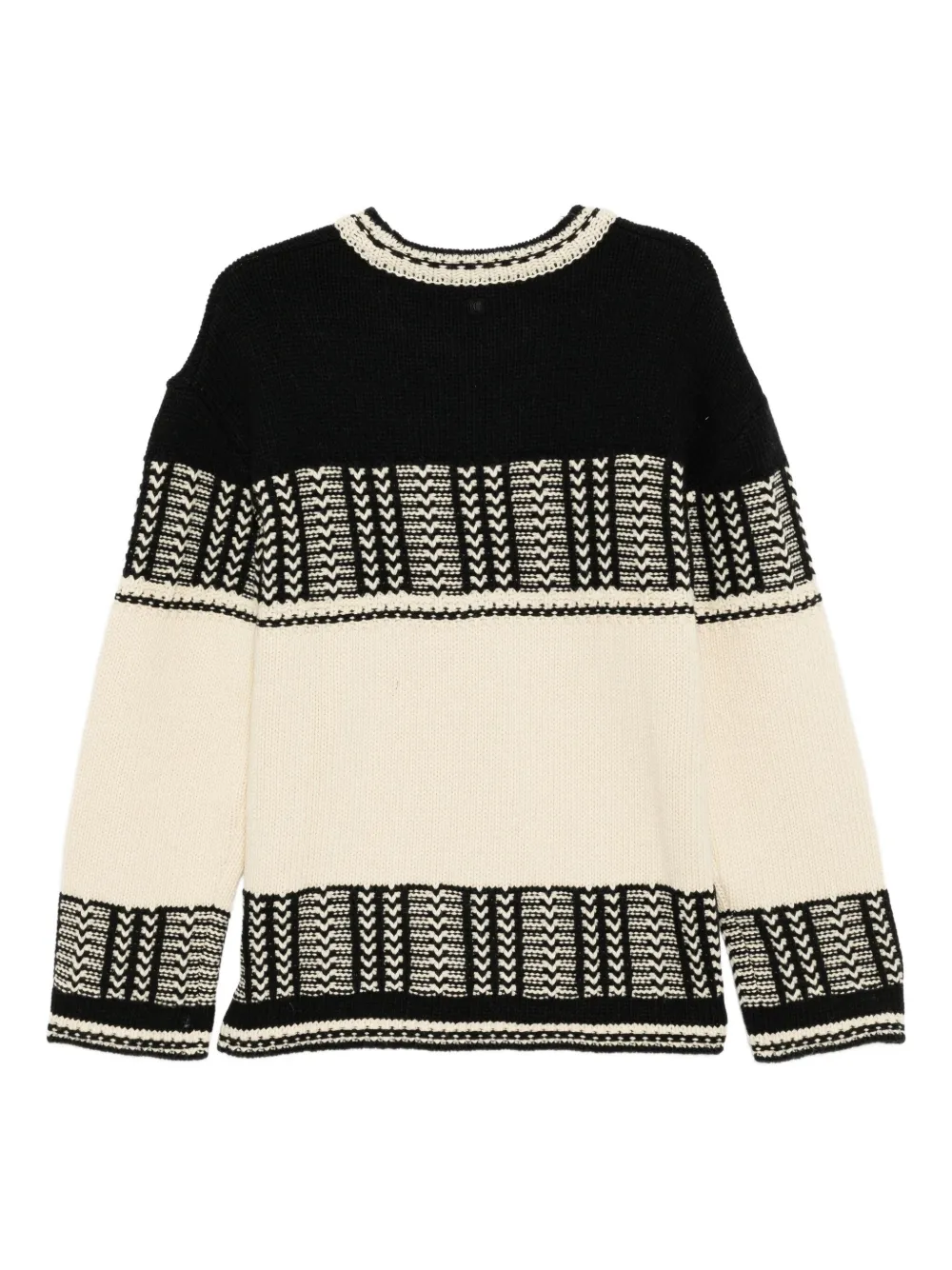 Low Classic Jacquard Knit Sweater In Multi