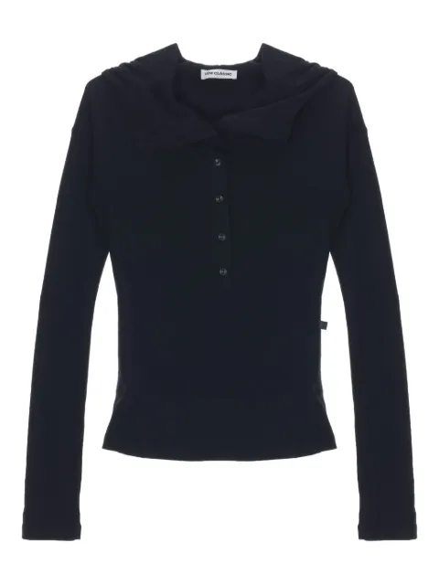 Low Classic buttoned hoodie
