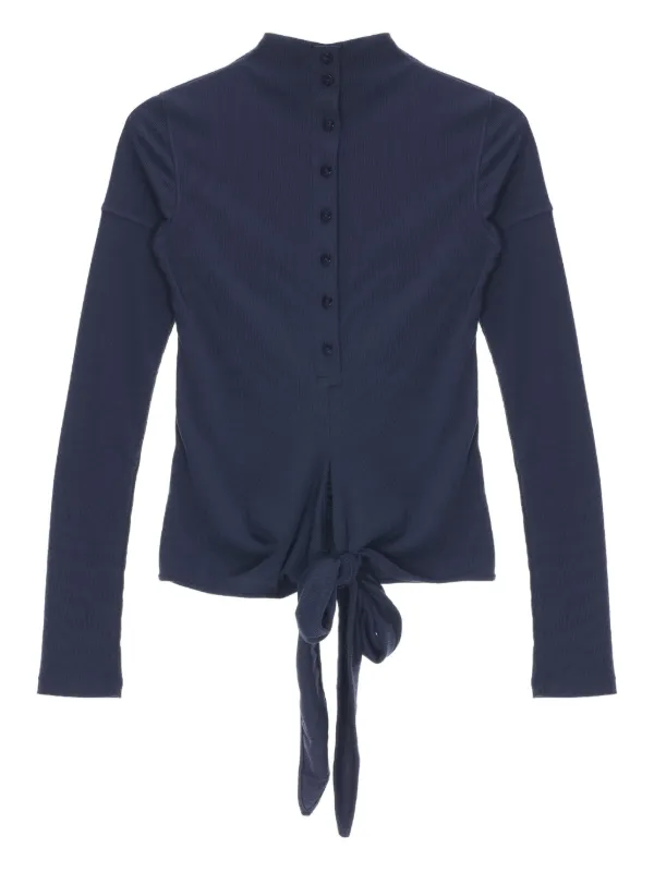 Low Classic Button Up Wrap T-shirt ハイネック 32193090_62053792_600.jpg