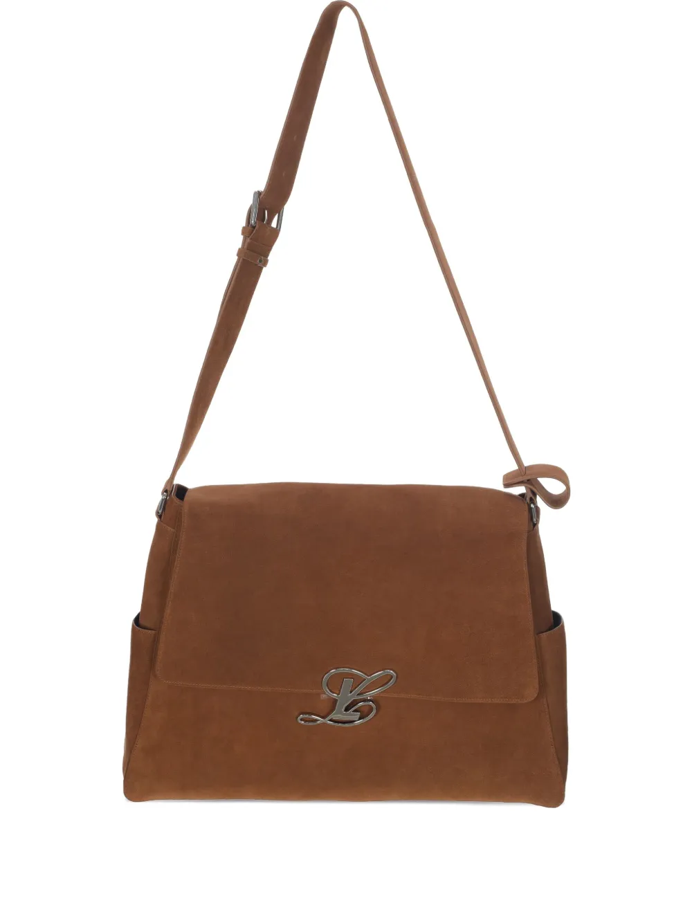 Luar Suede Cam Shoulder Bag In Brown