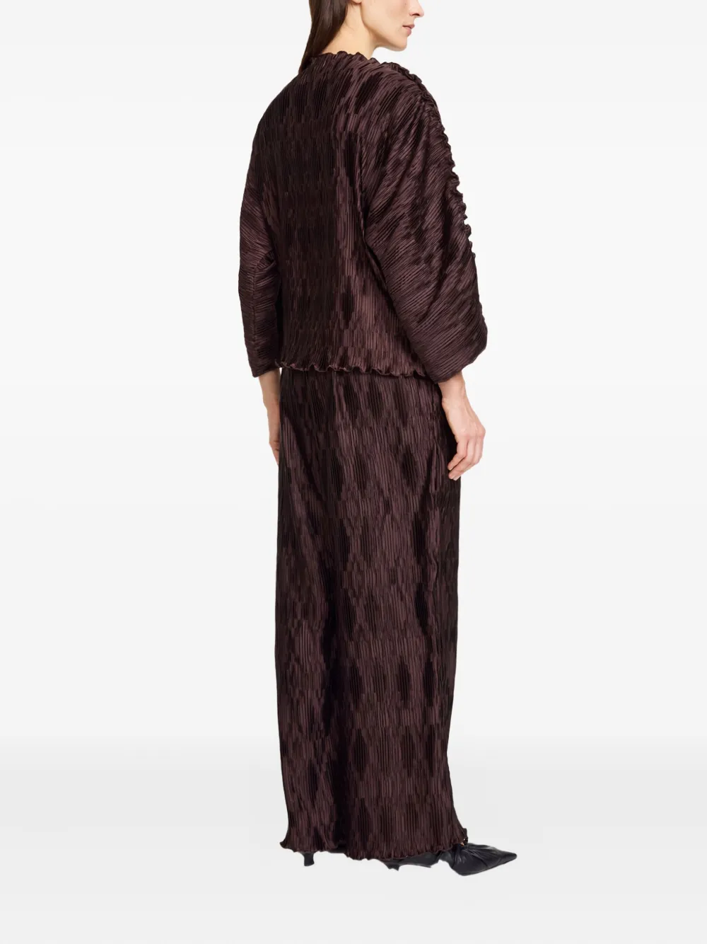 By Malene Birger Tralluman Pleated Blouse In Brown