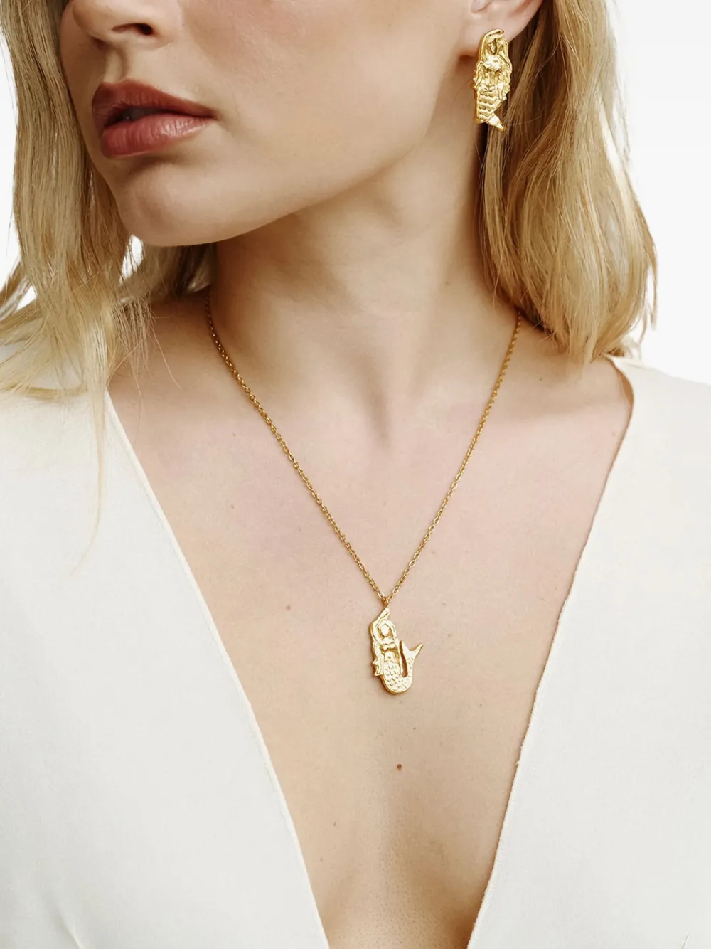 Labelled Jewellery Sirena earrings - Goud