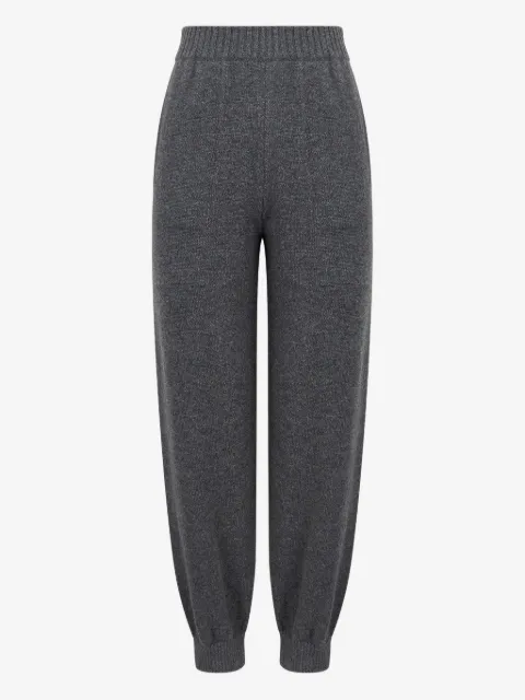 MSGM elasticated-waist wool track pants