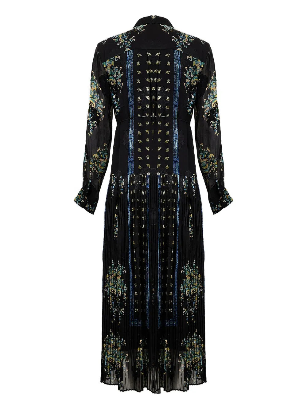 Ulla Johnson Emilie blousejurk met lange mouwen - Zwart