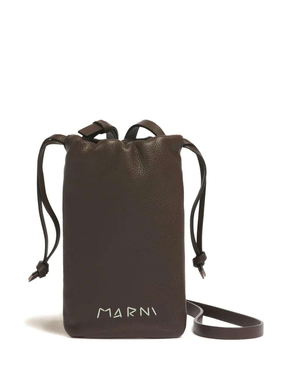 Marni ロゴ スマホバッグ | ブラウン | Image 1