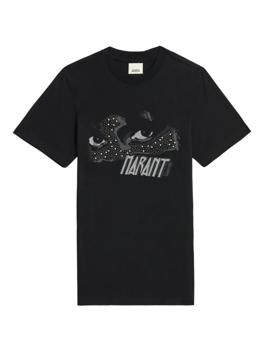 MARANT ÉTOILE playera Zoeline de lentejuela con apliques | negro | Image 1