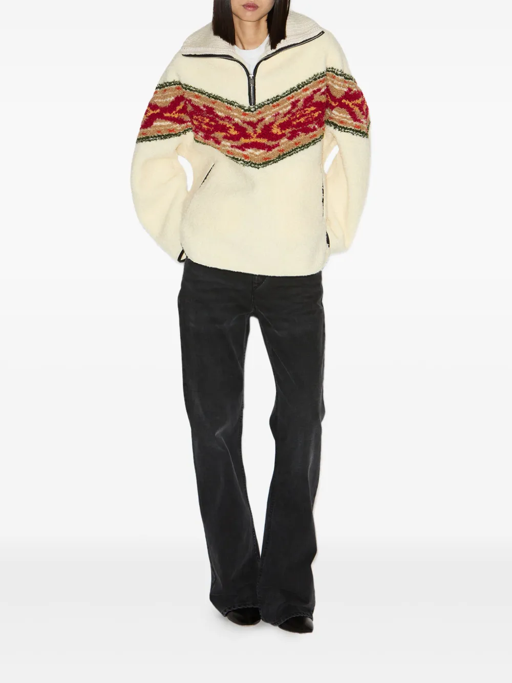 MARANT ÉTOILE suéter Marner con rayas gráficas | Suéteres | Image 2