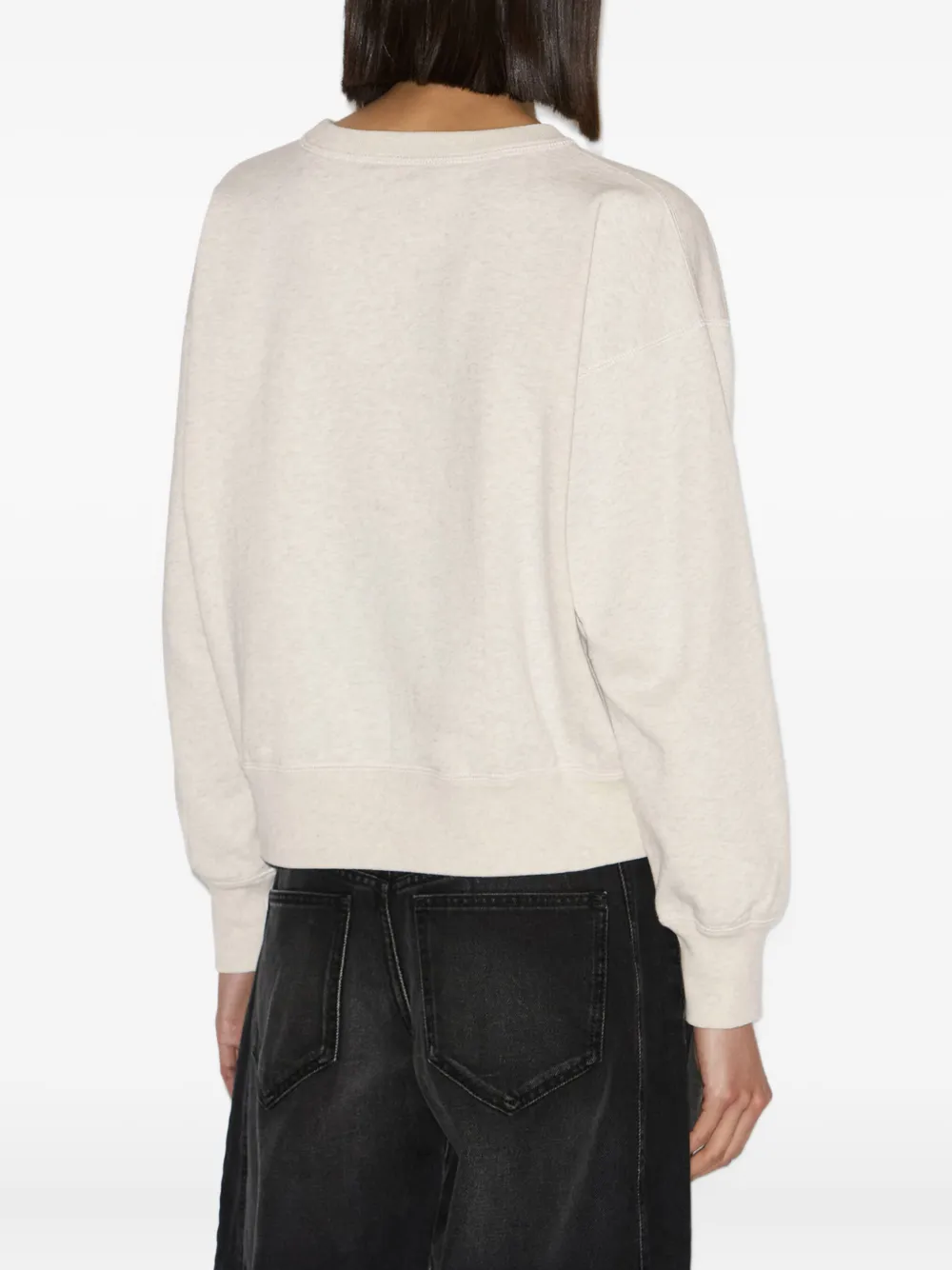 Isabel Marant Étoile Mobyili Logo-printed Sweatshirt In Neutral