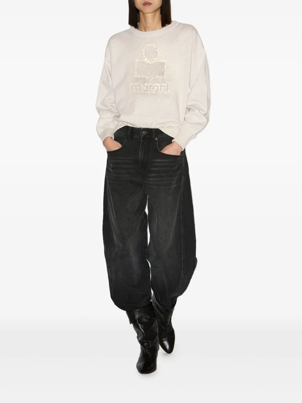 MARANT ÉTOILE sudadera Mobyili con logo estampado | Sudaderas | Image 2