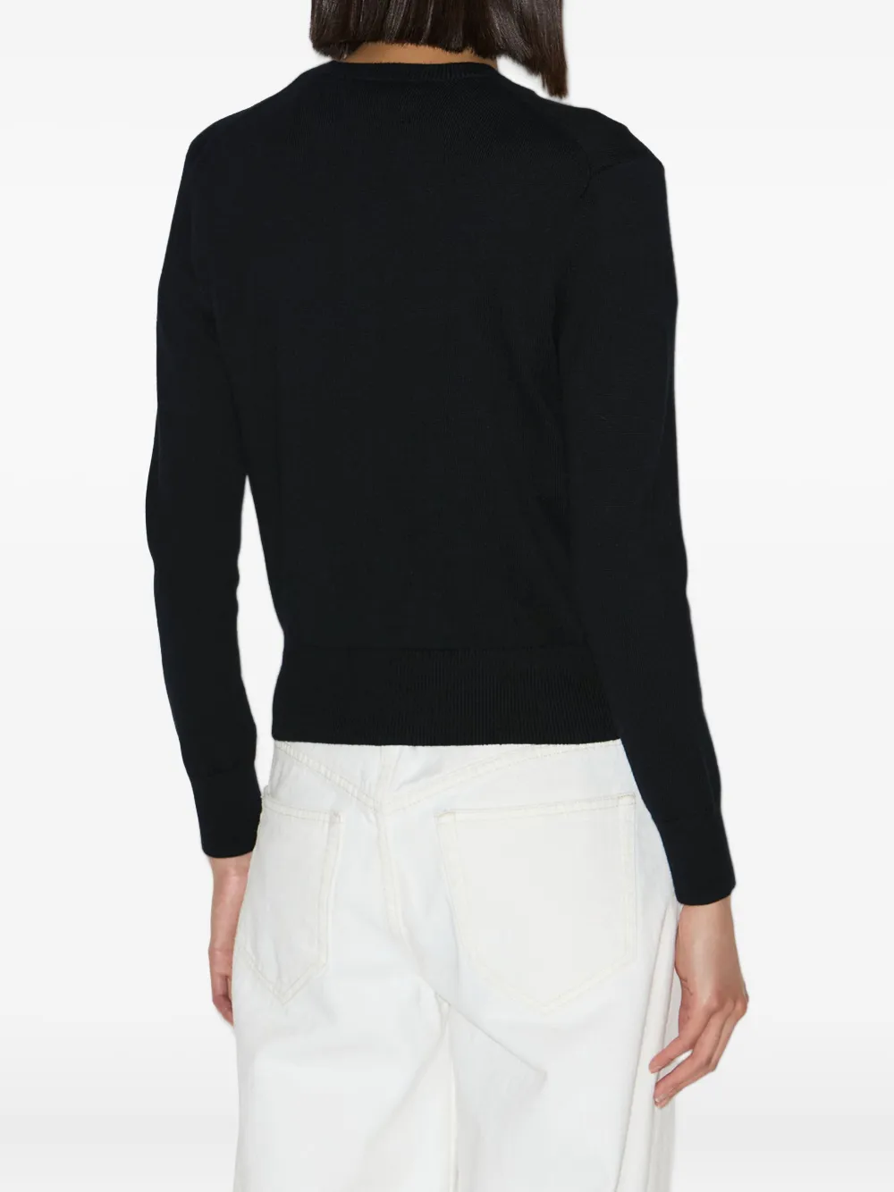 Isabel Marant Étoile Mona Embroidered Cardigan In Black