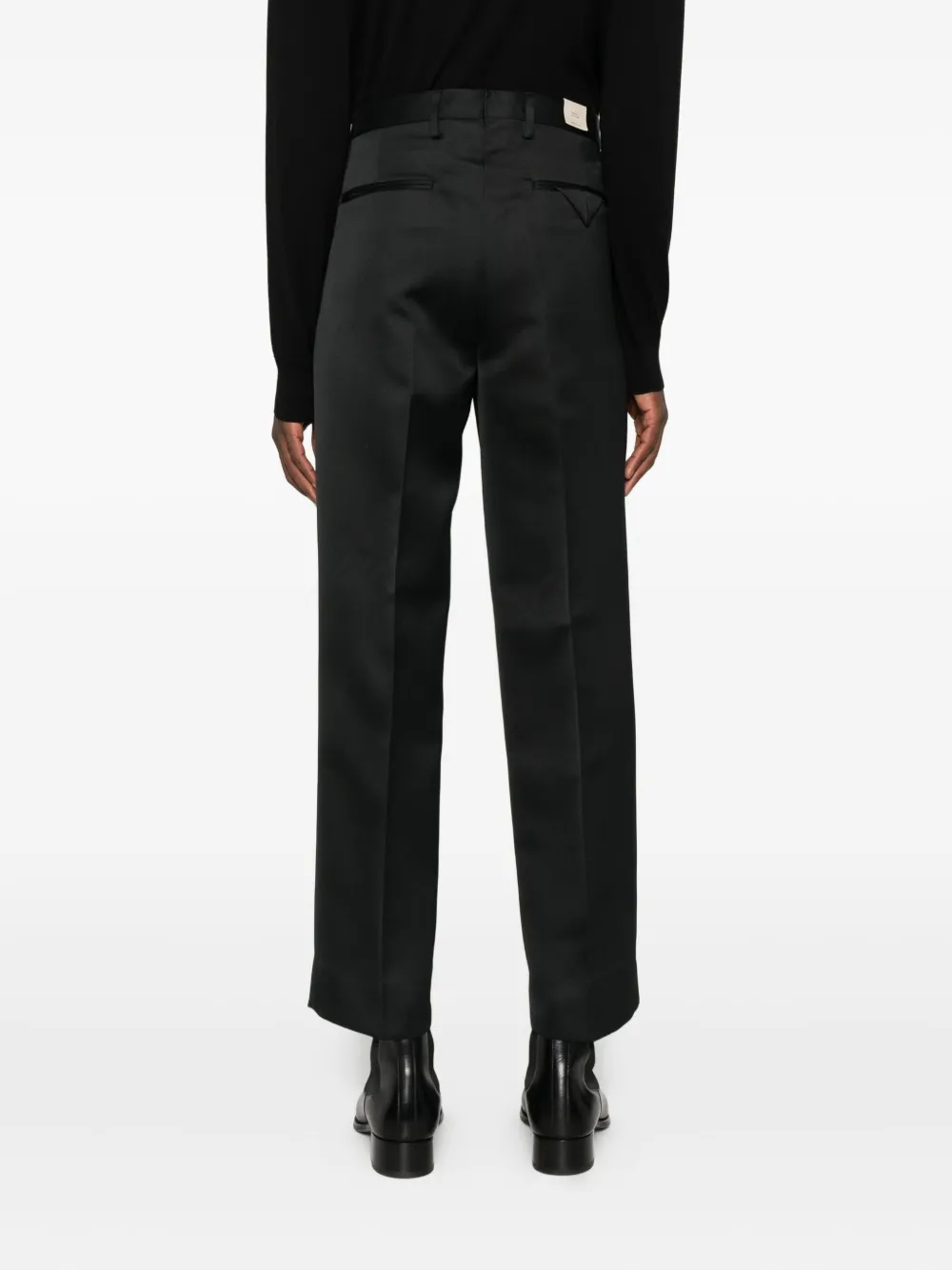 Briglia 1949 Straight plooibroek Zwart