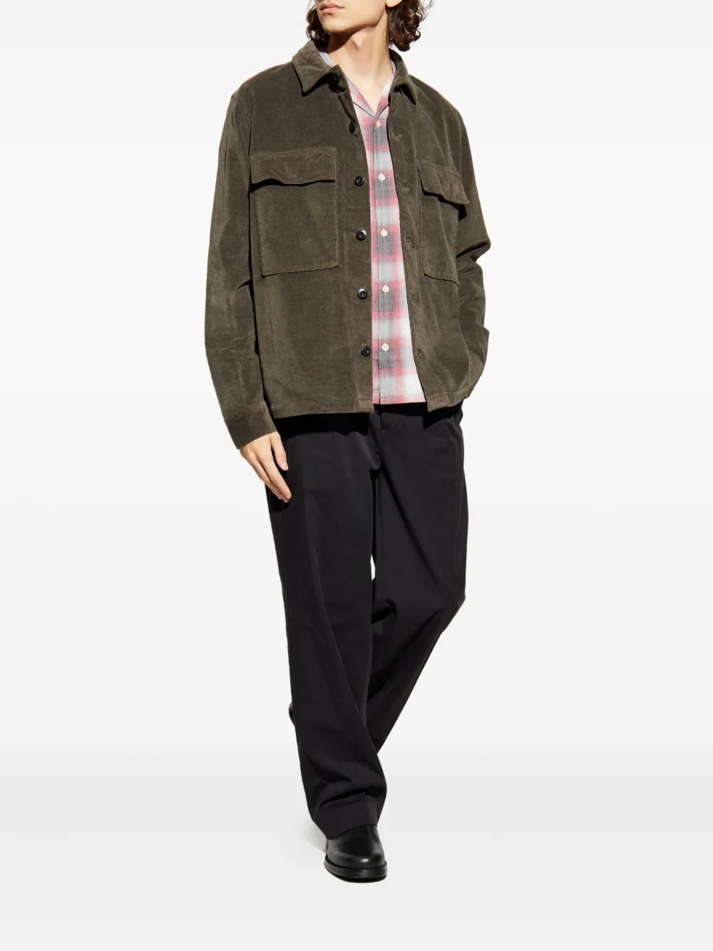 AllSaints Shams plaid pocket shirt | Image 2