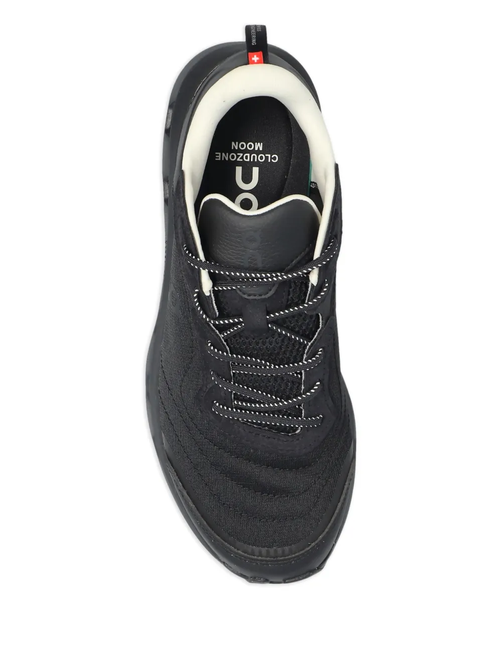 On Running Logo-print Lace-up Sneakers In Black