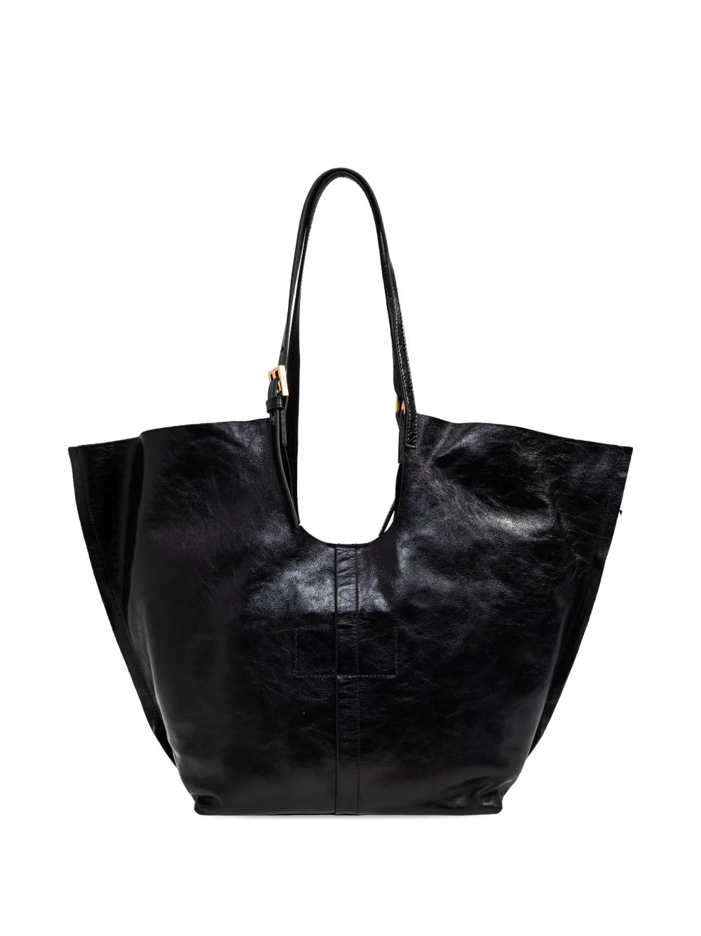 AllSaints Ara leather tote bag - Zwart