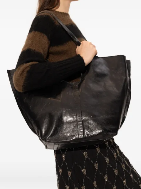 AllSaints Ara leather tote bag