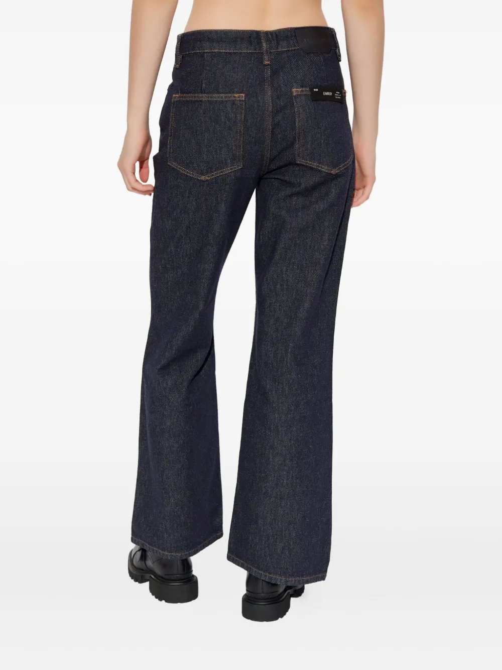 AllSaints Ember flared jeans Blauw