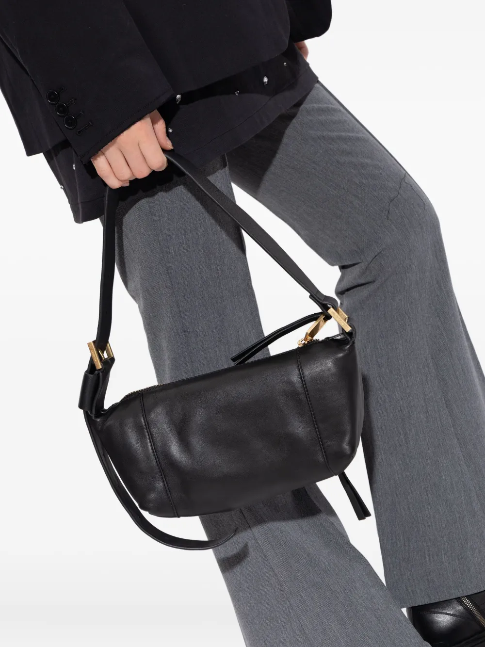 AllSaints Vega mini-schoudertas - Zwart