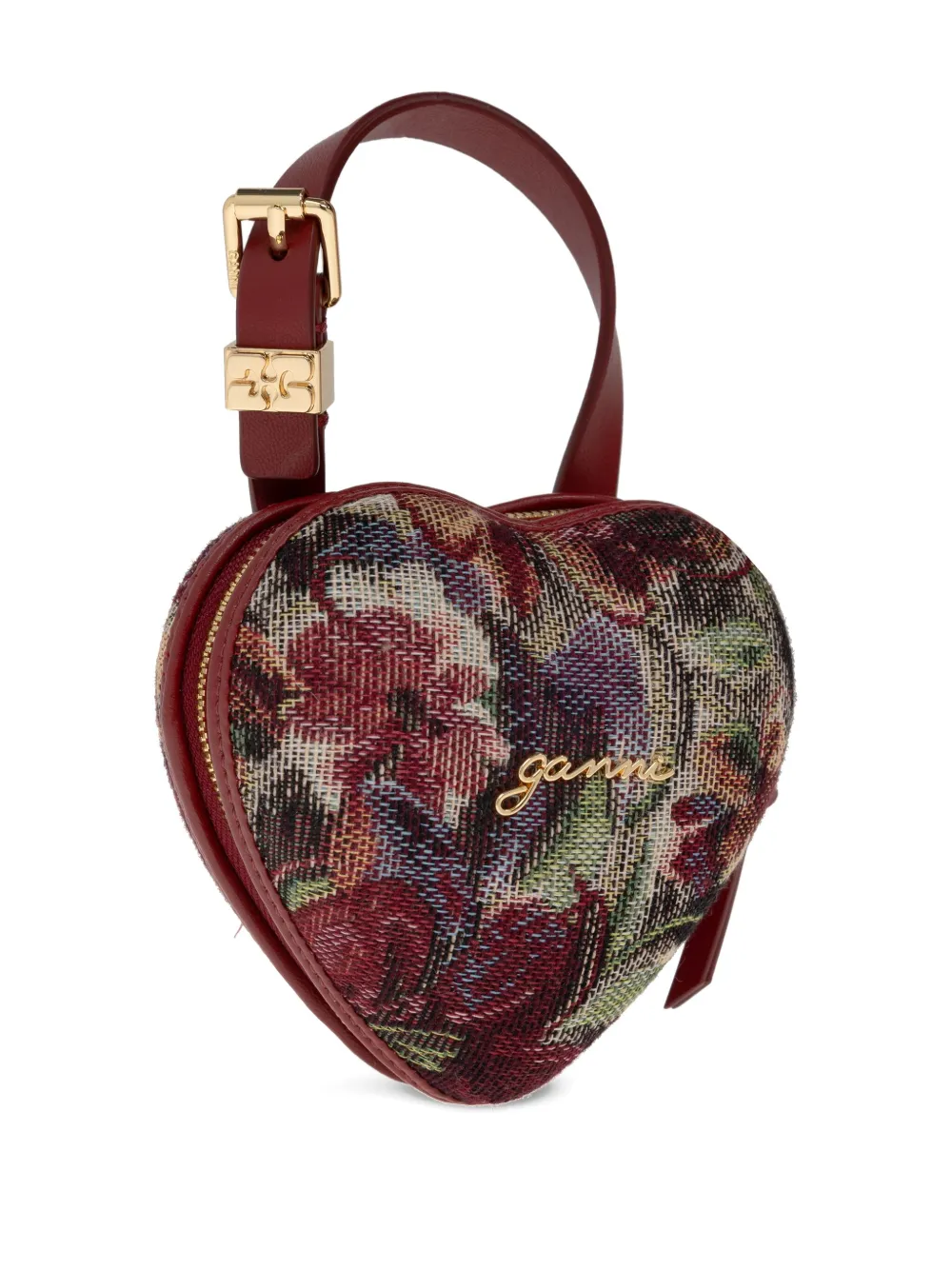 Ganni Nano Tapestry Tote Bag In Multi