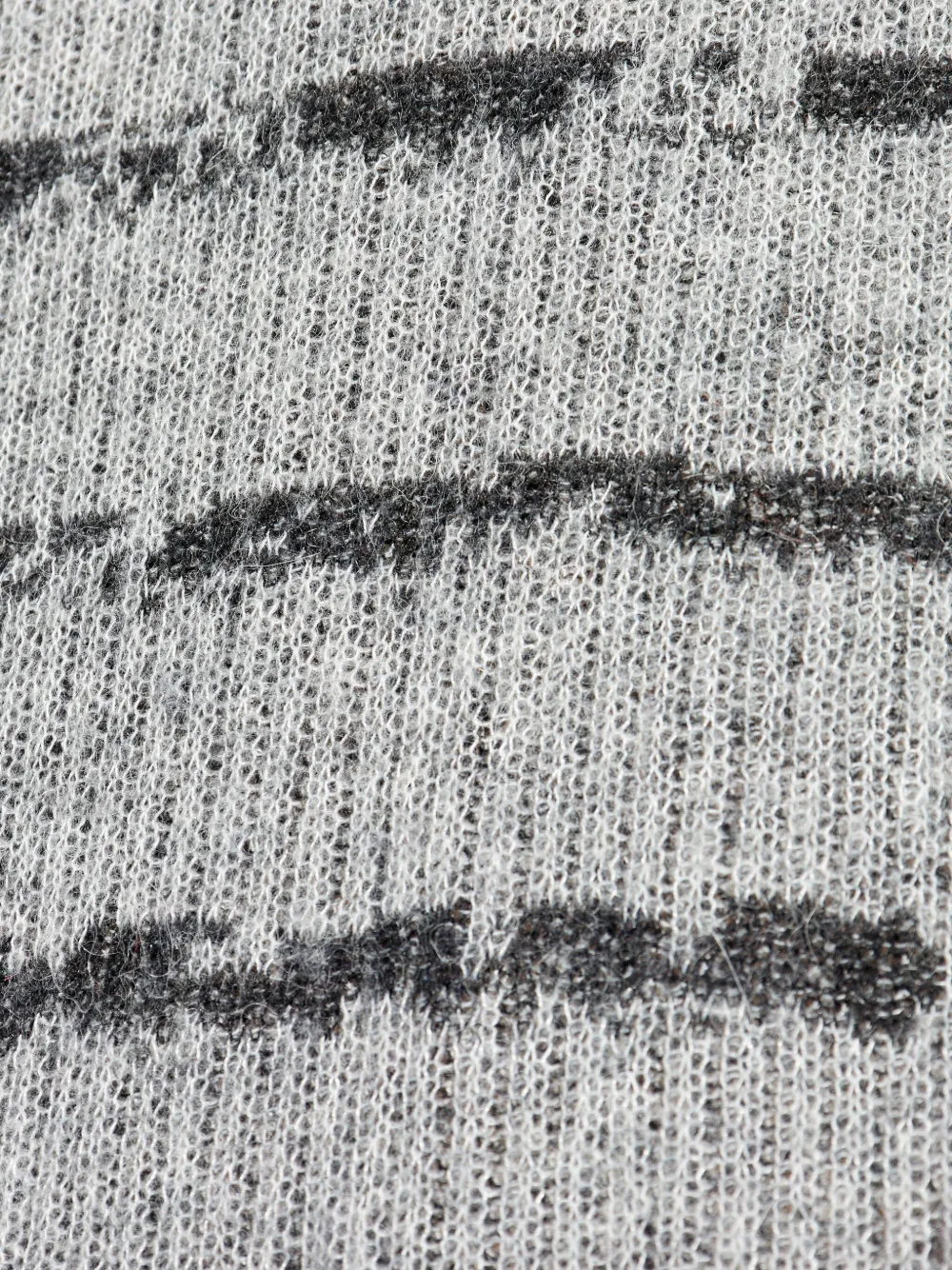 AllSaints Dissolved gestreepte trui Grijs