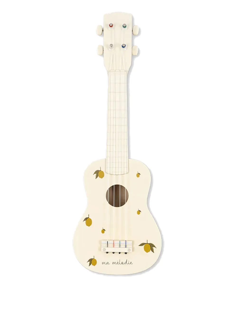 Konges Sløjd lemon-print ukulele toy | Neutrals | Image 1