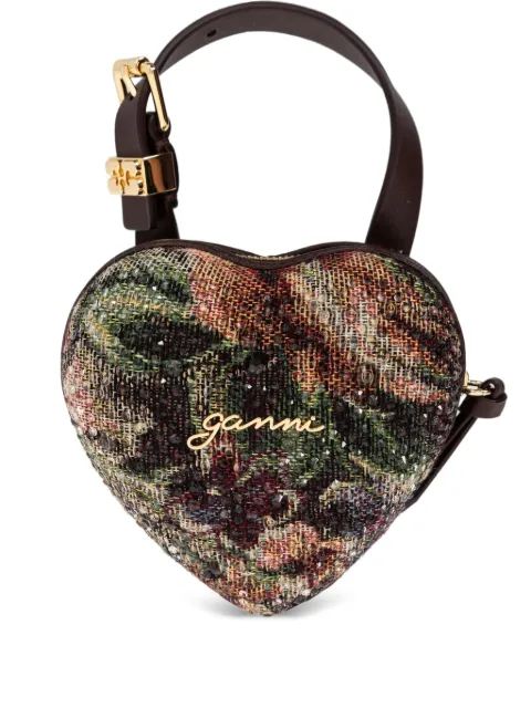 GANNI nano Tapestry tote bag