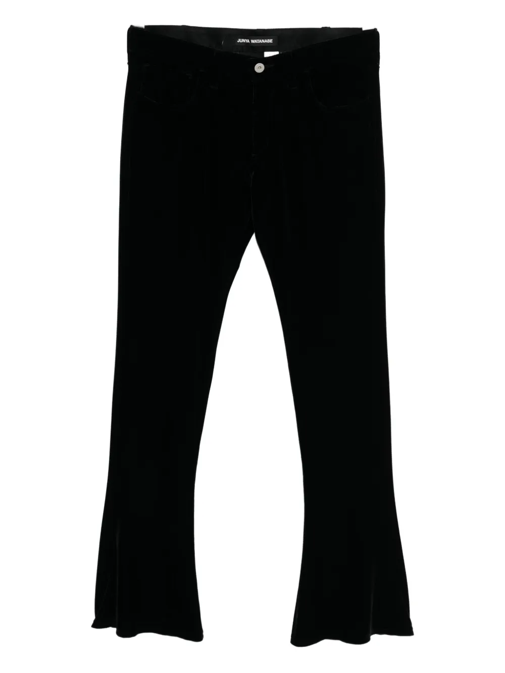 Junya Watanabe Flared Trousers In Black