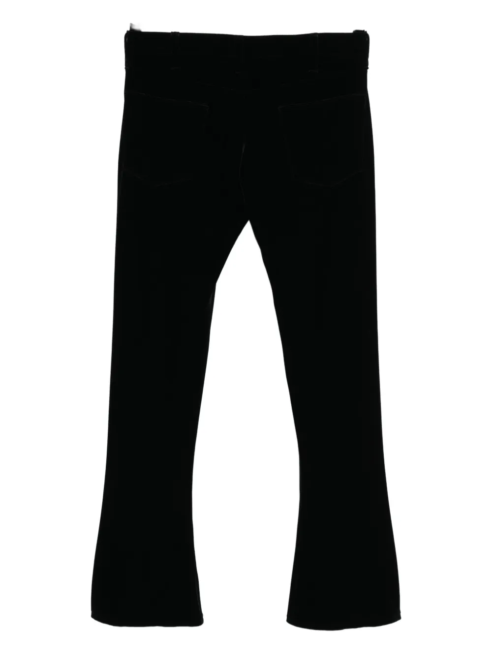 Junya Watanabe Flared Trousers In Black