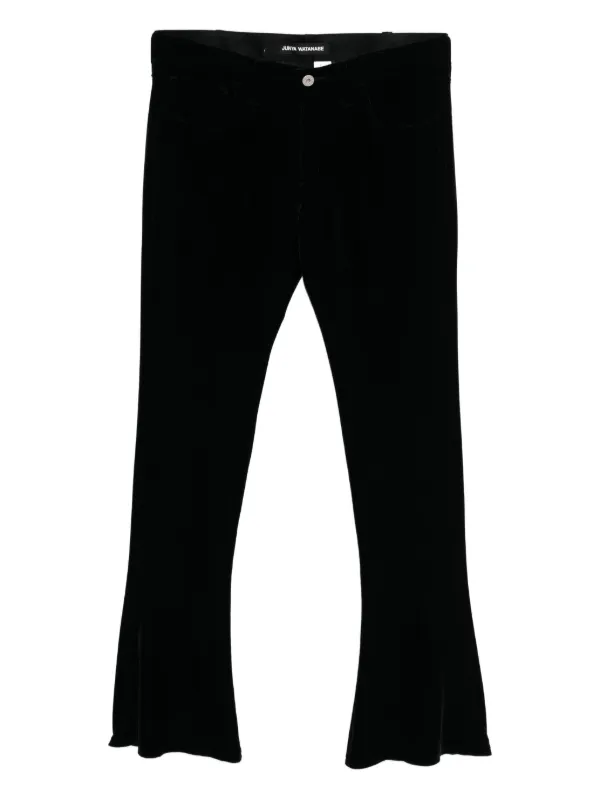 Junya Watanabe フレアパンツ | ブラック | FARFETCH JP