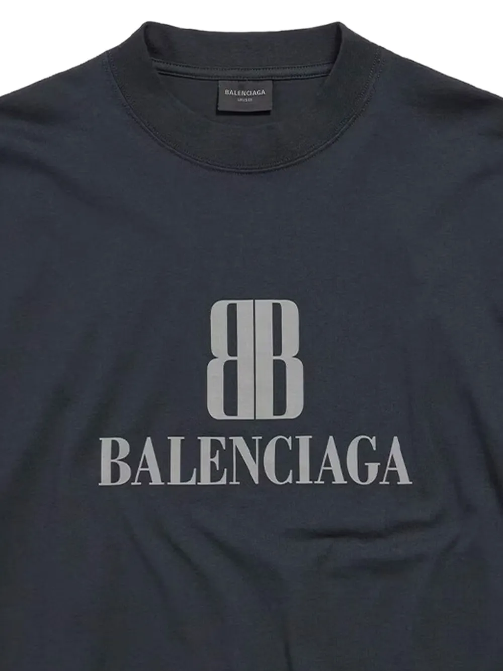 Balenciaga logo-print T-shirt - Zwart