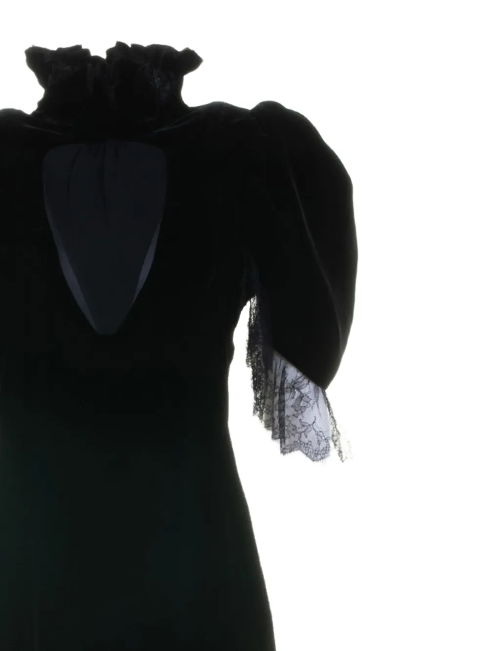 Alexander McQueen lace-detail velvet dress | Cocktail & Party Dresses | Image 2