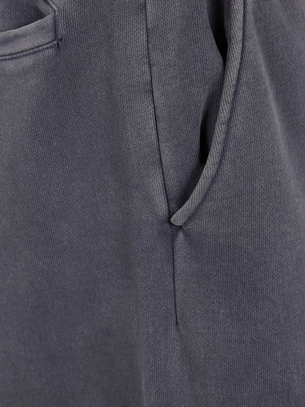 ENTIRE STUDIOS Fleece broek met elastischt tailleband Zwart