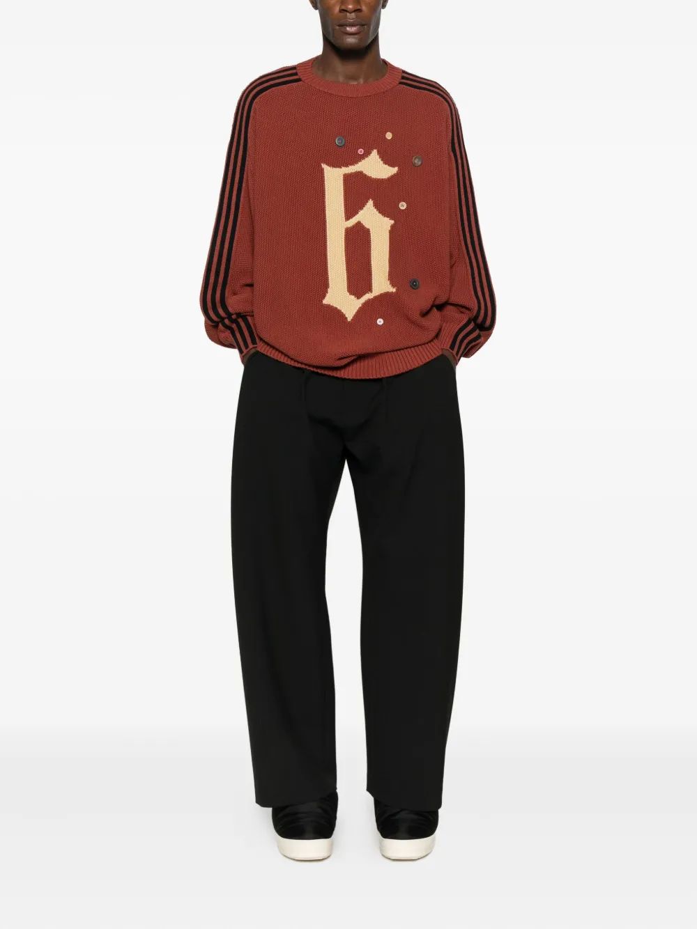 adidas x Song for the Mute ADI006 button-embellished jumper | Knitted Sweaters | Image 2