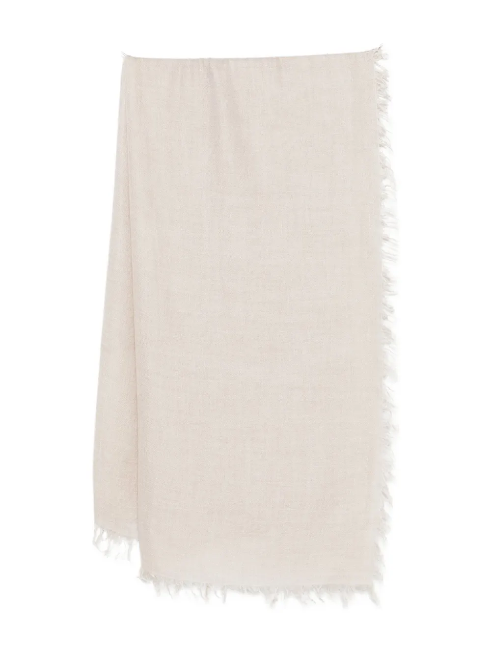 Faliero Sarti Fringed Scarf In Neutral