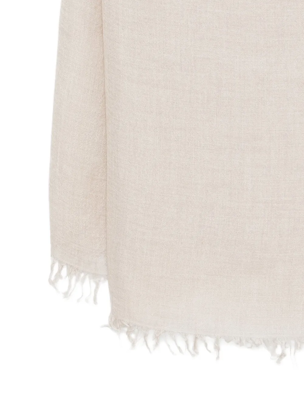 Faliero Sarti Fringed Scarf In Neutral