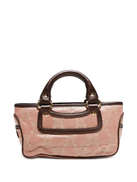 Celine Pre-Owned tote corto con motivo Macadam 1990-2000
