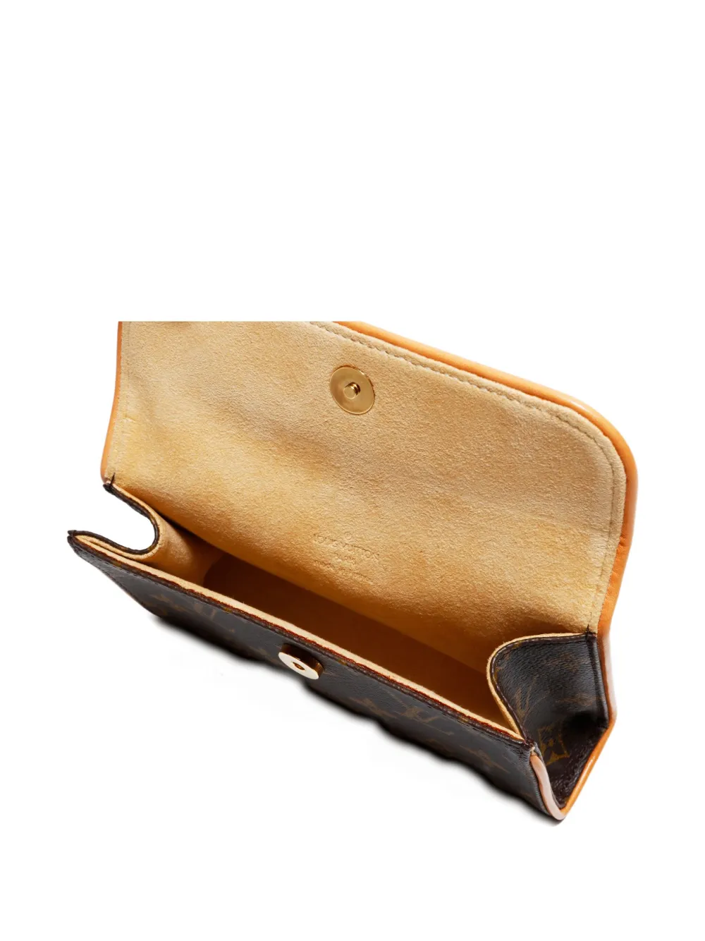 Pre-owned Louis Vuitton 2000 Pochette Florentine Belt Bag In Brown