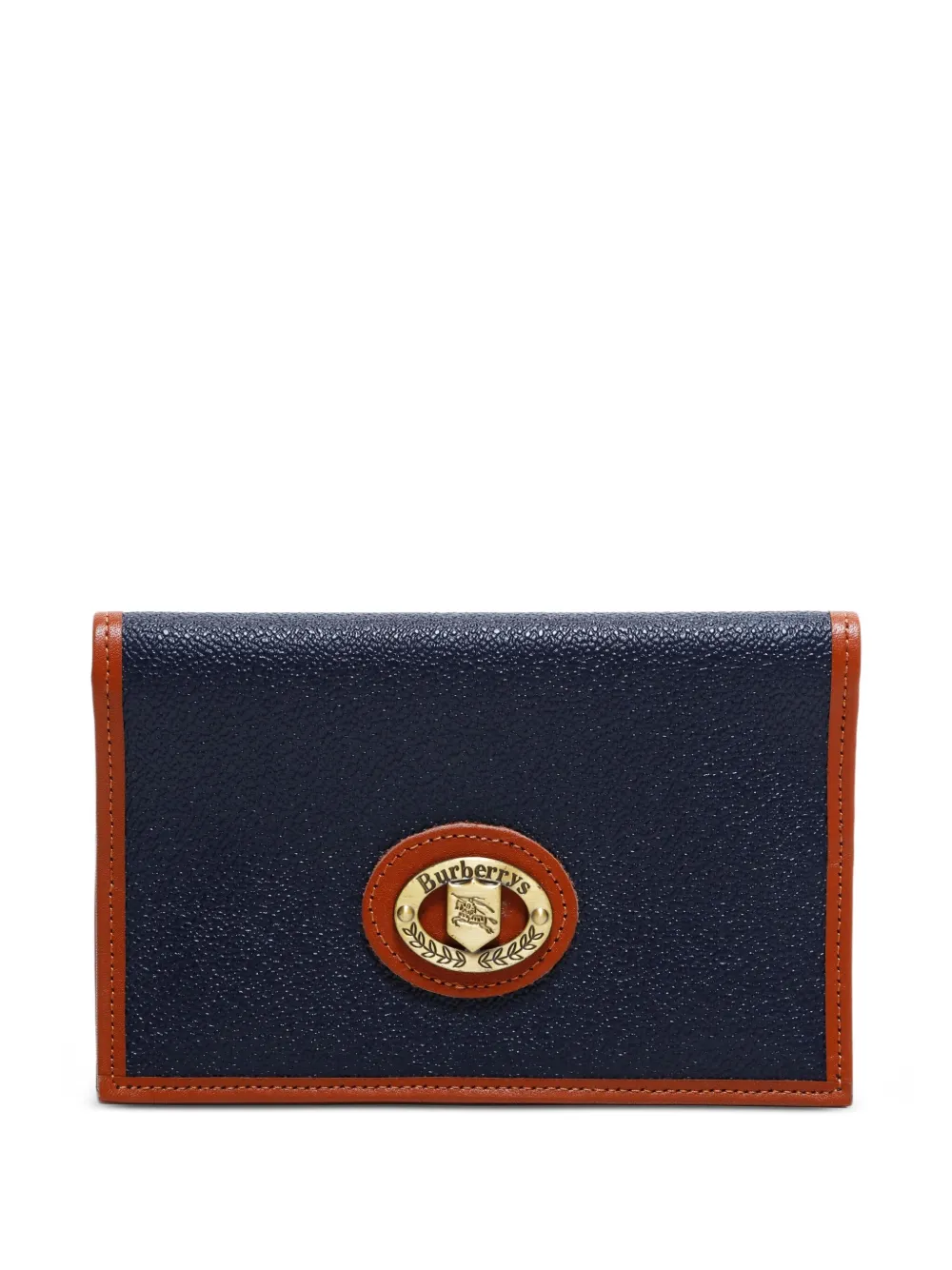 Burberry Pre-Owned 1990-2000s logo-plaque wallet | Blue | Image 1