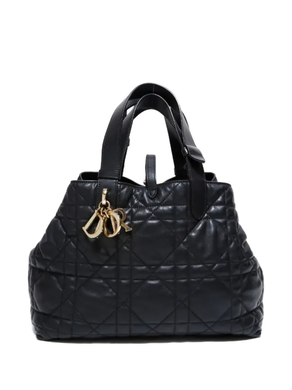 Dior ブラック キルティング ハンドバッグ Dior レディディオール ミニ