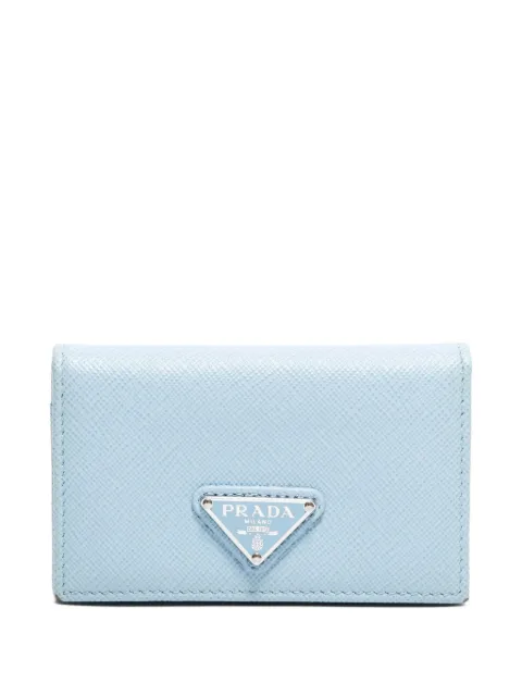 Prada Pre-Owned 2020-2025 triangle-logo card holder