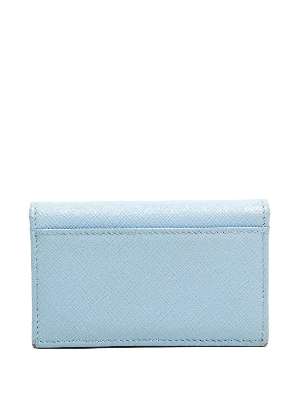 Prada Pre-Owned 2020-2025 triangle-logo card holder | Women | Image 2