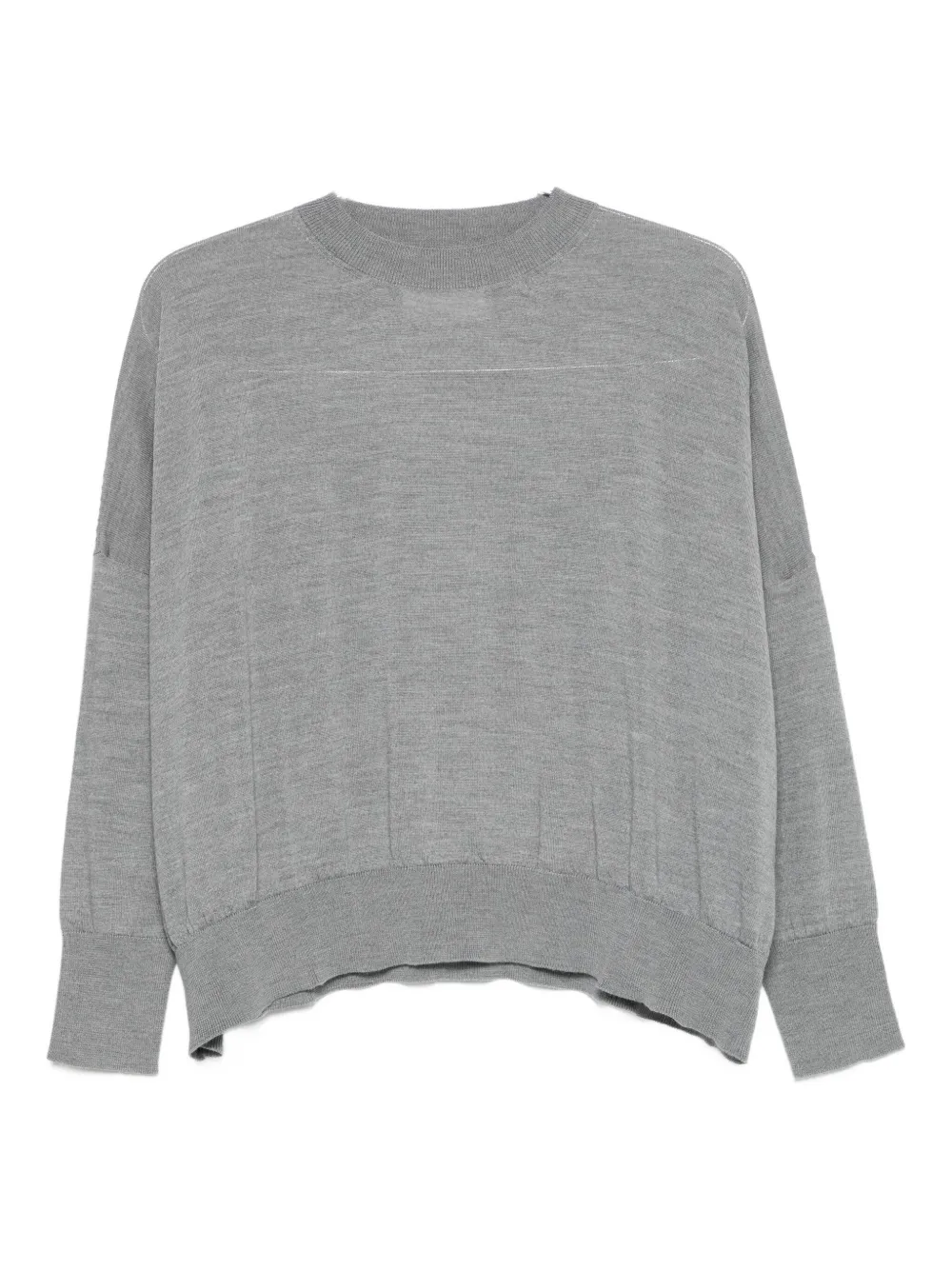 Laboratorio Capri Ribbed Sweater In Gray