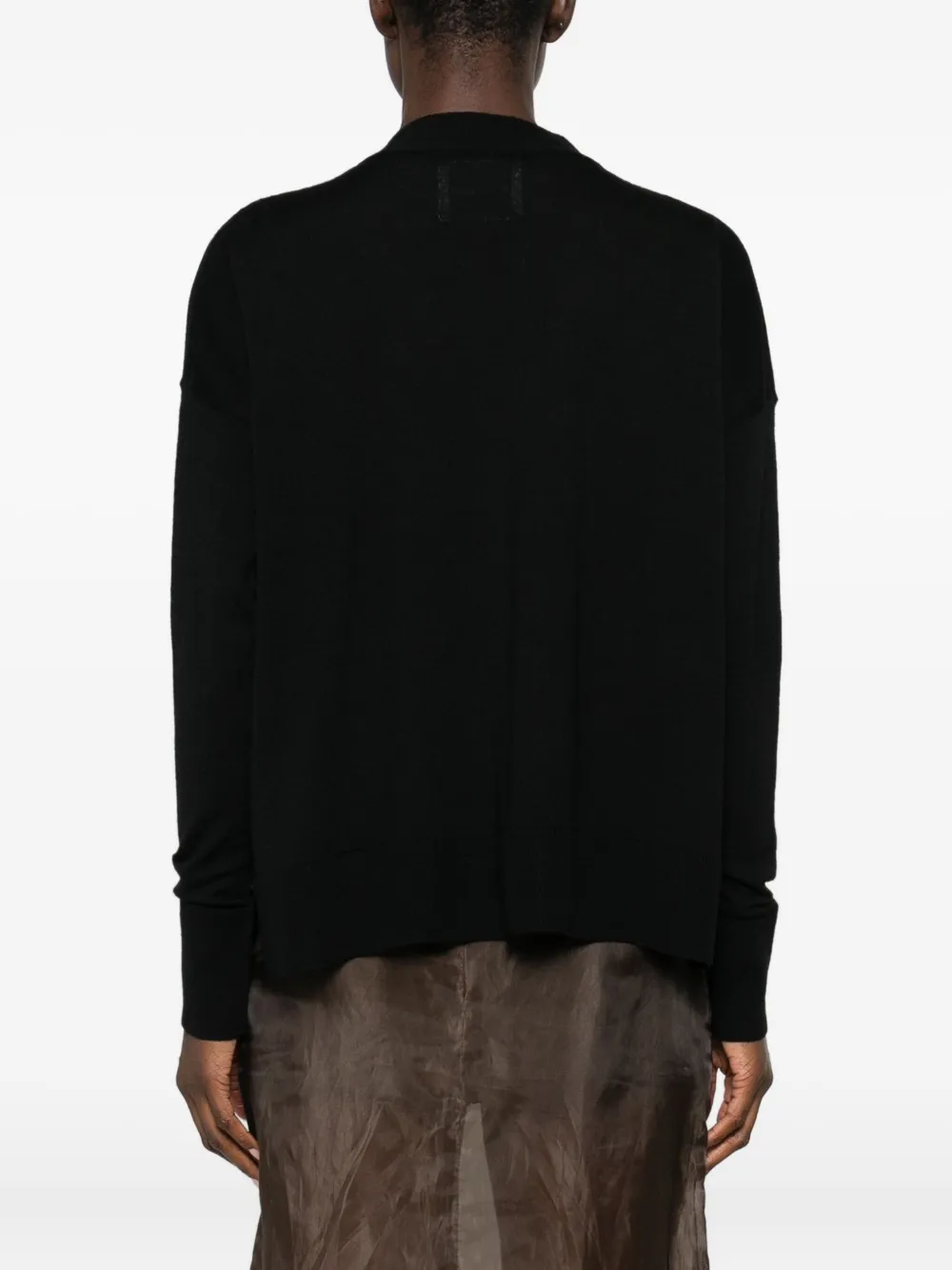 Laboratorio Capri Buttoned Cardigan In Black